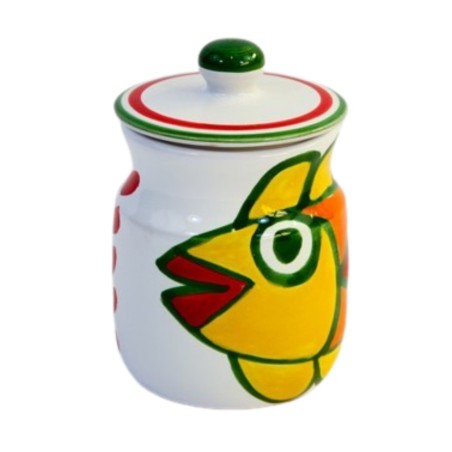 Sugar bowl Panarea Ceramiche De Simone Sugar bowl Panarea Ceramiche De Simone